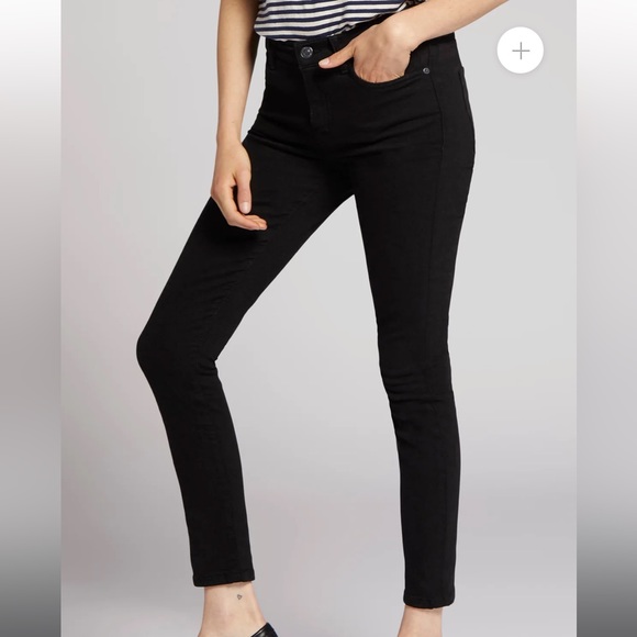 Jean Skinny Current/Elliott The Stiletto Noir - Taille 27, Neuf Avec étiquettes ($218 Valeur)